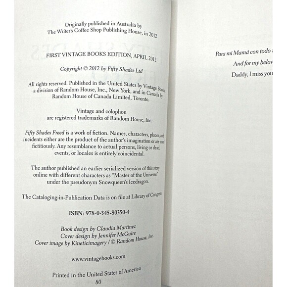 Fifty Shades Trilogy Set in Slipcover Fifty Shades of Grey,Fifty Shades Darker.. - Picture 7 of 7